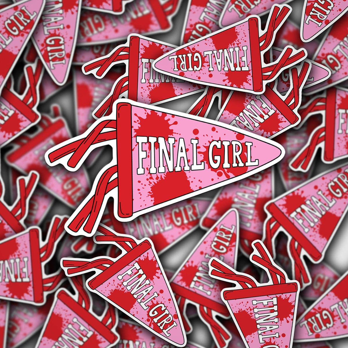 Vinyl Decal Final Girl Pennant