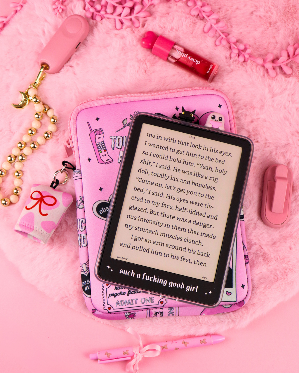 Spooky Boyfriend E-reader / Book Sleeve Dark Romance