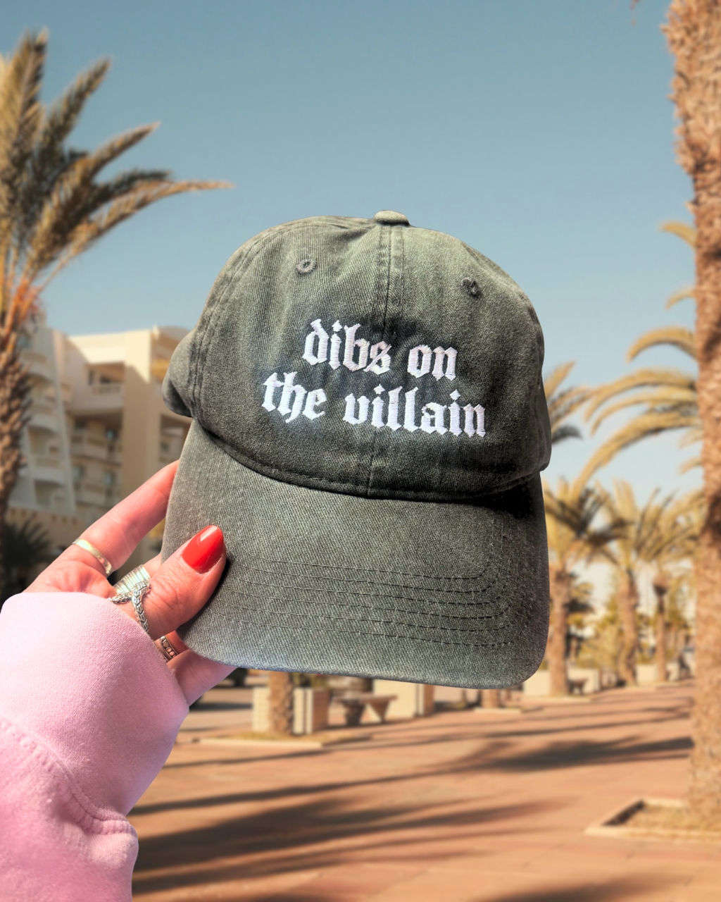 Dibs On The Villain Baseball Cap