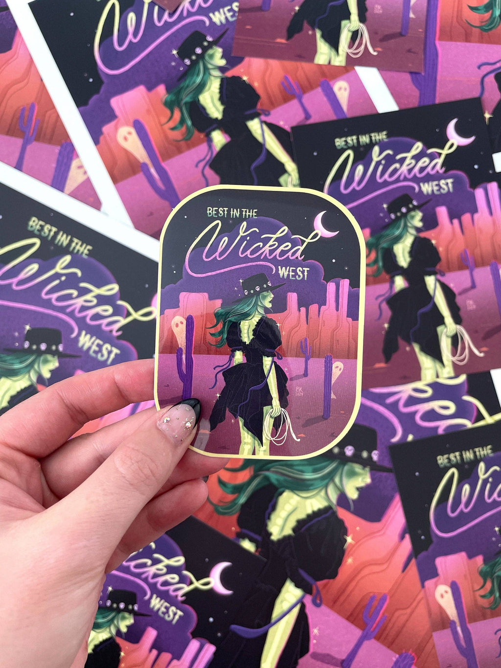 Best In The Wicked West Sticker