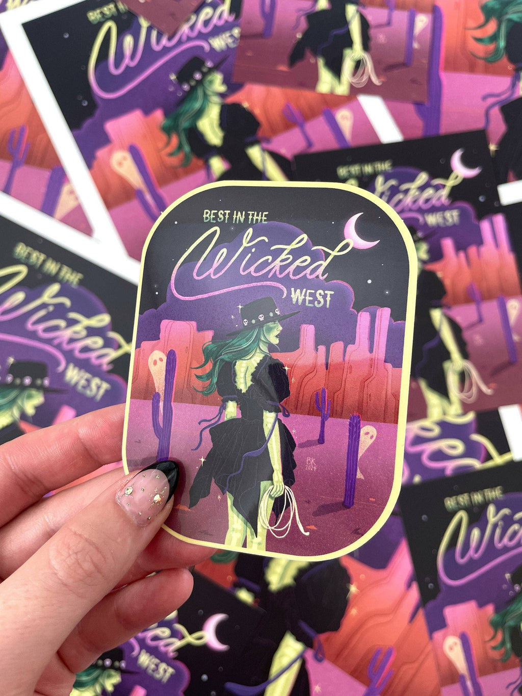 Best In The Wicked West Sticker