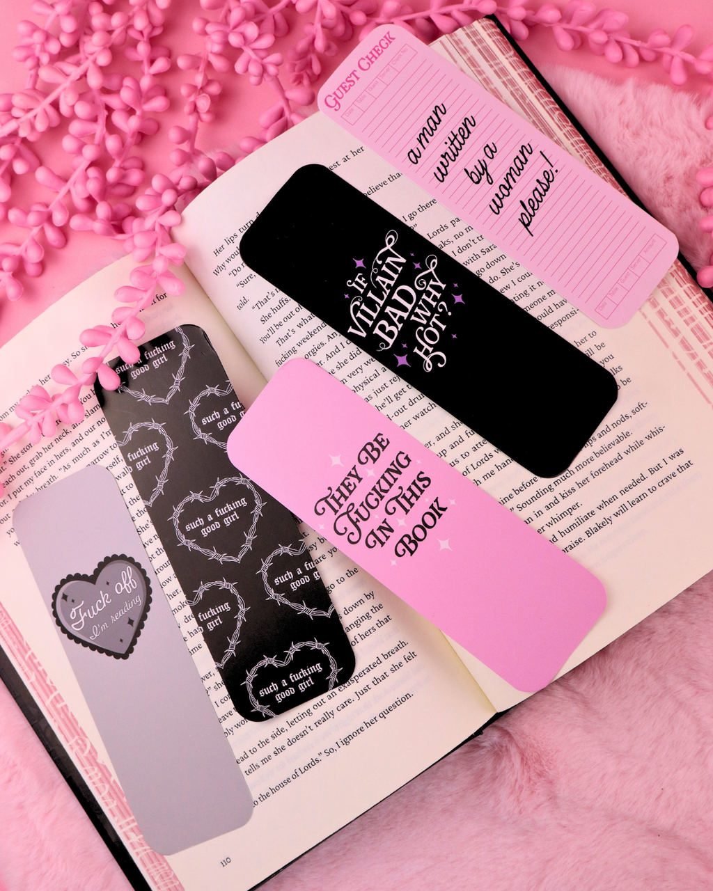 Such a Fucking Good Girl Bookmark for Spicy Romance Readers