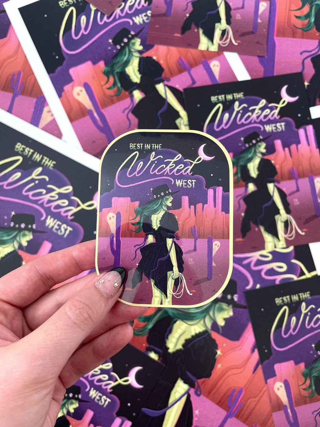 Best In The Wicked West Sticker