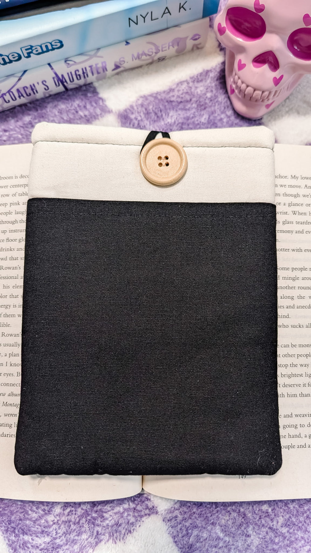 Villain Lover Embroidered Book Sleeve & Kindle Sleeve